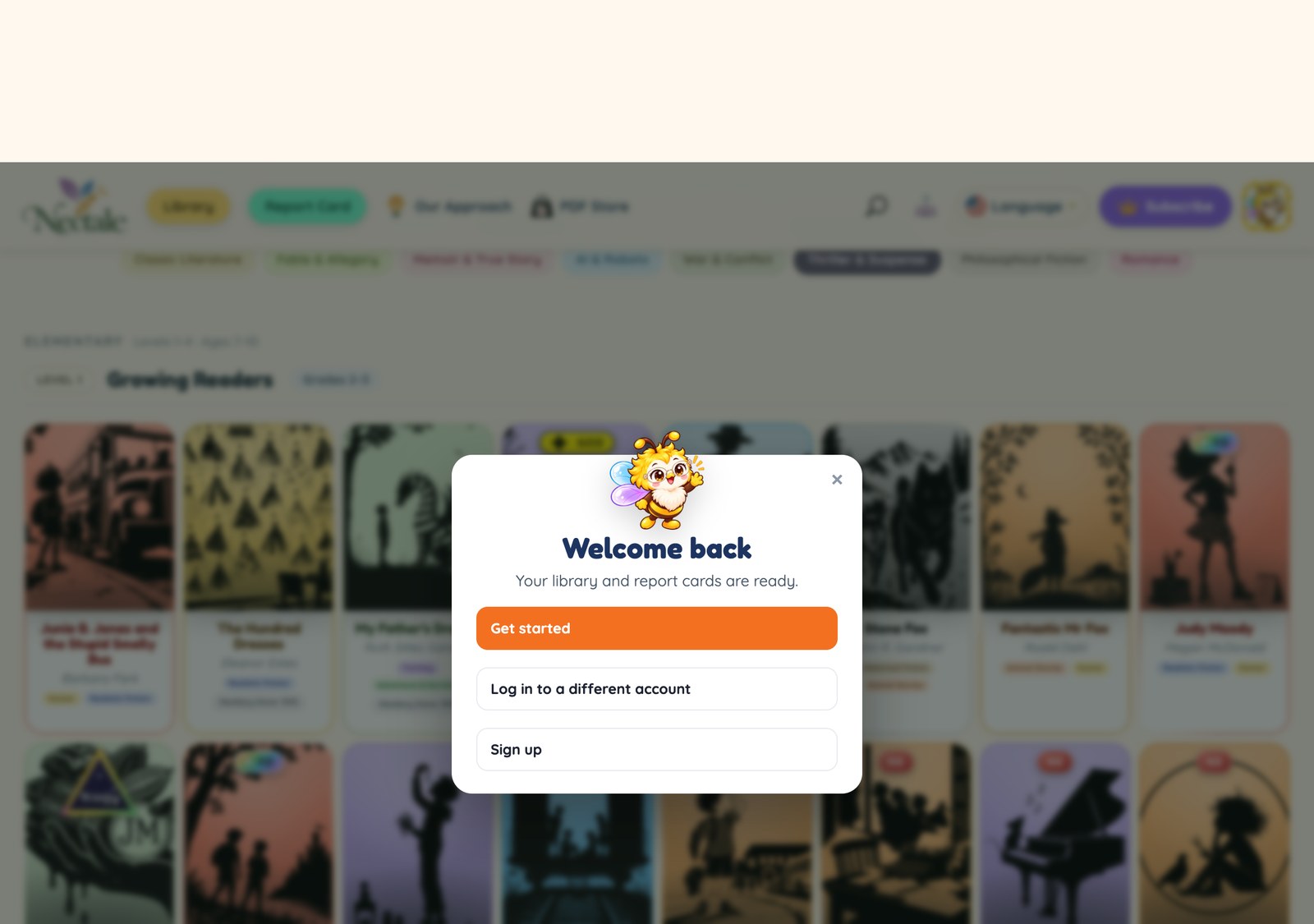 Browse the Nectale library by level